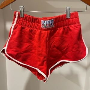 Vintage Red Soft Shorts